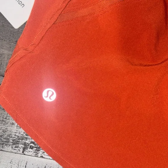 Lululemon Speed Up Mid Rise shorts with a 4-inch in Autumn Rust SZ XL - Picture 3 of 8